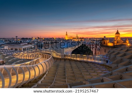 The View of Seville, Spain Royalty-Free Stock Photo #2195257467
