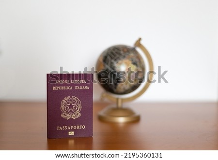 Italian Passport, Italian citizen, European passport.