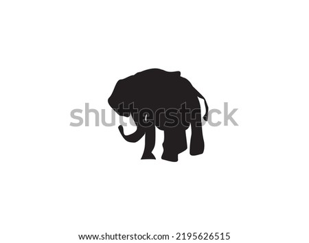 Animal Symbol Silhouette vector Black drawing eps 10
