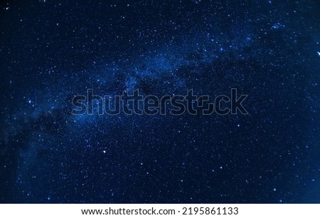 abstract astro photography of the night starry sky and milky way. Royalty-Free Stock Photo #2195861133