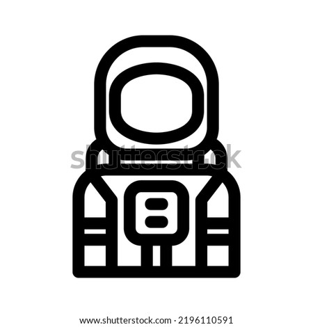 astronaut icon or logo isolated sign symbol vector illustration - high quality black style vector icons
