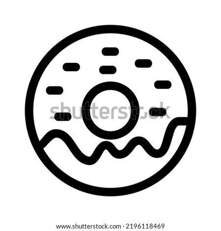 doughnut icon or logo isolated sign symbol vector illustration - high quality black style vector icons
