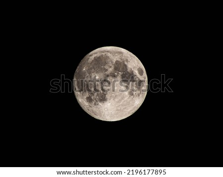 Beautiful picture with full moon