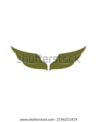 Devil wings vector isolated on white  background - vector 
