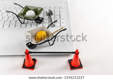 Image of repairing a laptop