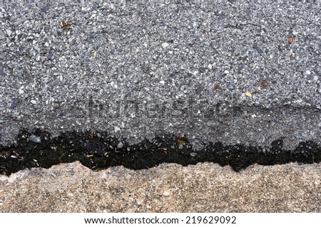 surface of street