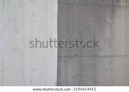 exposed concrete or fair faced concrete in construction and building industry