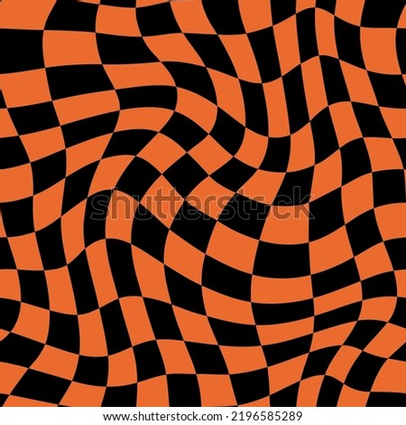 
Abstract Halloween checks seamless vector pattern. 60’s, 70’s style hippie background with checks, psychedelic groovy texture. Perfect for textile, wallpaper or print design.
