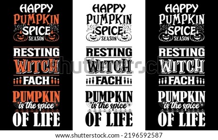 Halloween Typography t shirt Design bundle 