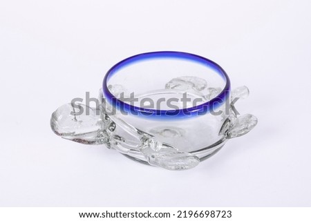 Antique Vintage home decorative glass objects made of different compositions on white background Macro Detail shot abstract pastel background images buying now. 