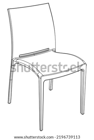 Chair doodle icons collection in vector. Doodle chair illustrations collection in vector