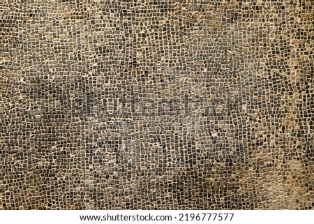 historical wall or roof mosaic texture