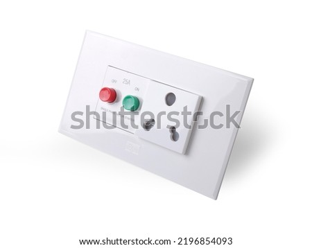 Electric Switch Board White for Home Sockets with switches