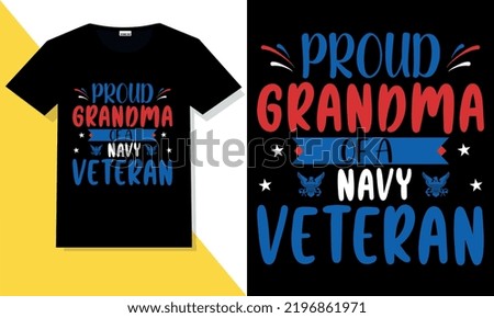 Trendy veteran t shirt design