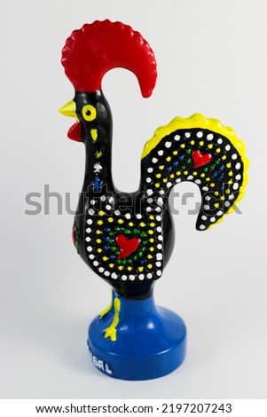 a souvenir from Portugal. The rooster of Barcelos is a legendary figure in Portugal