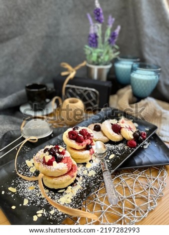 Food delicious backspace journal magazines food photo berries syrniki cheesecakes pancake art food card pictures nice glamour