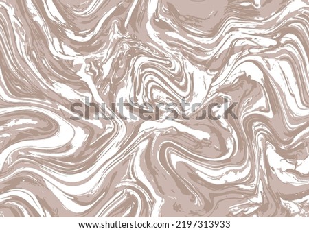 White Seamless Decoration Vector Background. Retro Repeat Fluid Graphic Texture. Vintage Seamless Gouache Paint Wallpaper. Brown Repeat Creative Paint Pattern. Beige Seamless Backdrop.