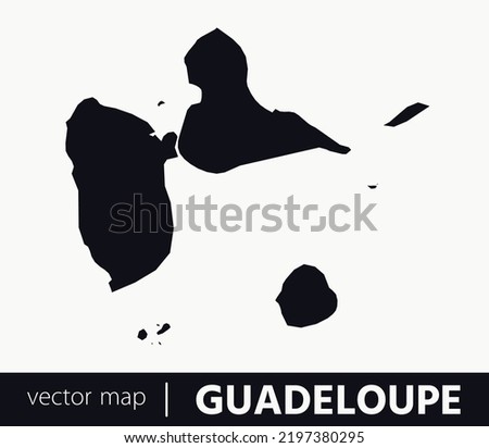 High Detailed Vector Map - Guadeloupe	