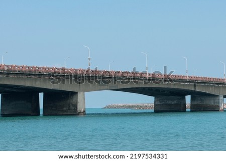 The bridge  across the sea 