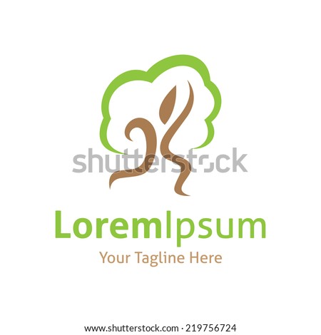 Protect the forest save trees vector icon logo
