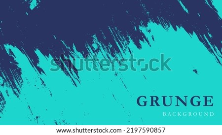 Minimal Abstract Blue Cyan Frame Grunge Sport Design In Dark Background