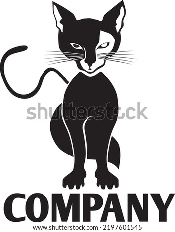 Cat Feline Pet Kitty Logo