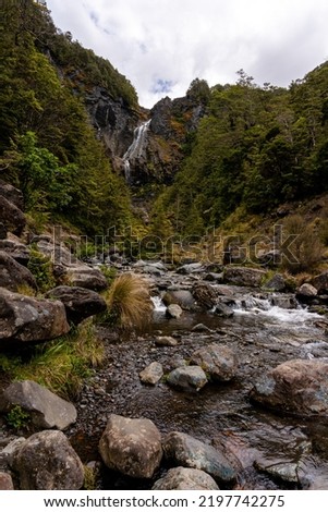 Waitonga falls in New Zealand 