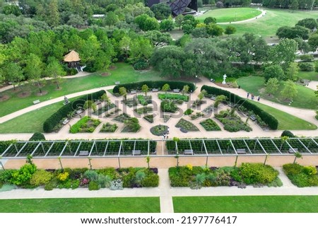 McGovern Centennial Gardens at Hermann Park Royalty-Free Stock Photo #2197776417