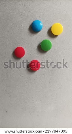 Multi colours white board magnets