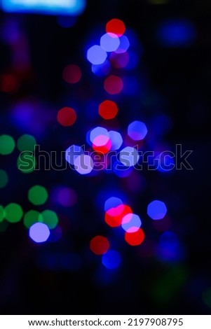abstract christmas background. Christmas tree in bokeh.
