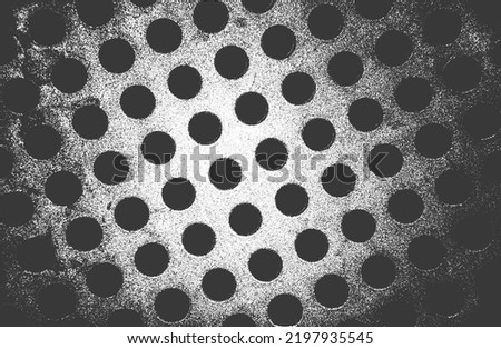 Distressed overlay texture of rusted peeled metal. grunge background. abstract halftone vector illustration