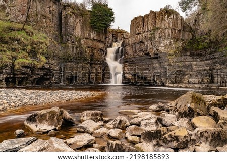 High Force, Middleton in  Teesdale, County Durham Royalty-Free Stock Photo #2198185893