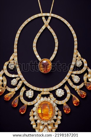 The full set of Amber Jewelry Designs by Vicky Burmese Amber, Victorian Designs. Setting with gold 18k and silver. Oval shape jewelry, semi precious gemstones of natural Burmese Amber Royalty-Free Stock Photo #2198187201