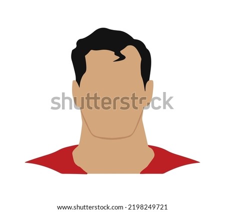 avatar Superman hair style element vector