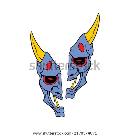 oni mask design for commercial use