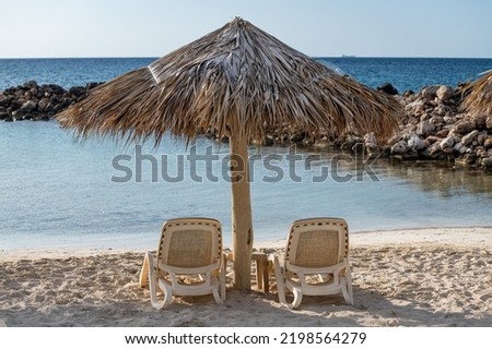 View of Runaway Bay beach (Jamaica). Royalty-Free Stock Photo #2198564279