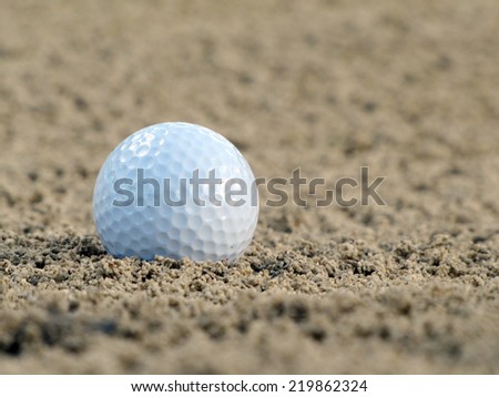 golf ball on the green