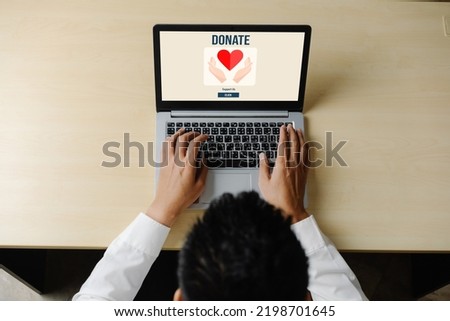 Online donation platform offer modish money sending system for people to transfer on the internet