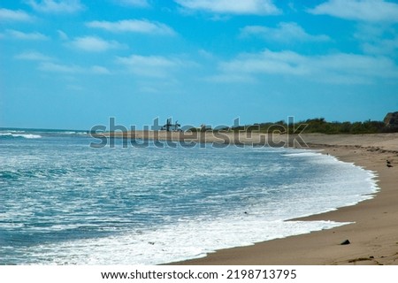 Trestles beach in San Clemente. Royalty-Free Stock Photo #2198713795