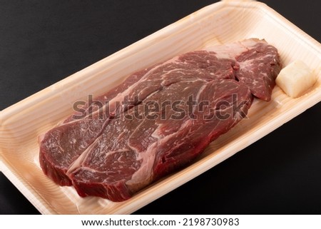 American beef shoulder loin steak