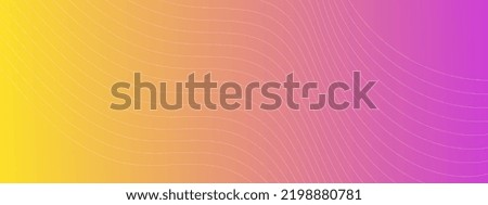 Dynamic background with wave lines. Pink gradient backdrop with white wave lines. Vector background