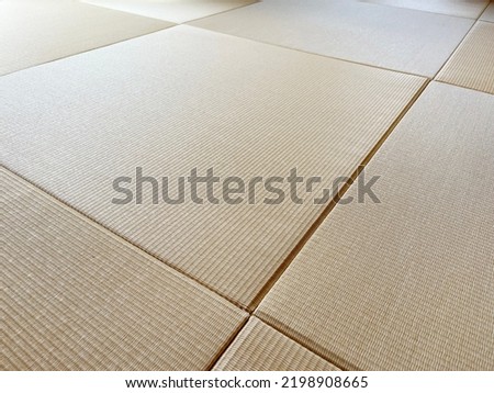 Tatami mats in a Japanese-style room Royalty-Free Stock Photo #2198908665