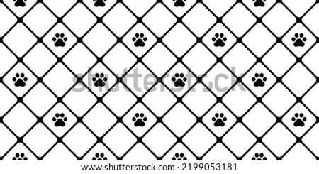 dog paw seamless pattern footprint checked french bulldog icon vector puppy cat kitten cartoon doodle isolated repeat wallpaper tile background illustration design clip art