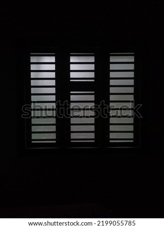 window in morning with normal sunlight