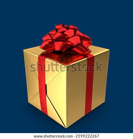 Colored Gift Boxes with Ribbon