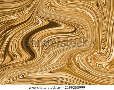 Abstract golden liquid marble texture in fluid style in jpeg format