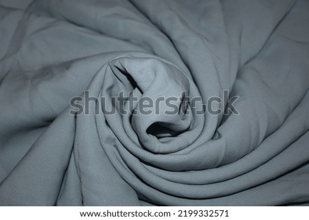 the texture of the fabric used for women's hijab