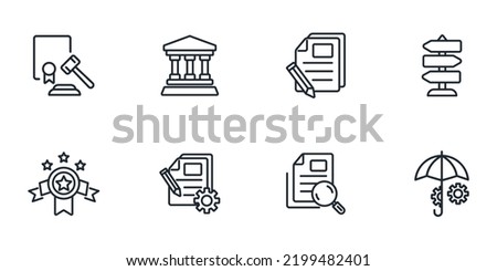 compliance icons set . compliance pack symbol vector elements for infographic web Royalty-Free Stock Photo #2199482401