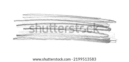 Hand drawn pencil scribble on white background, top view Royalty-Free Stock Photo #2199513583