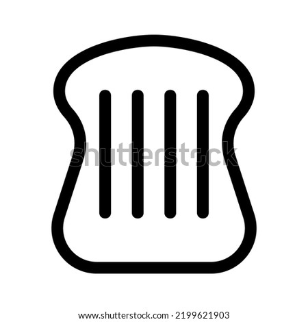 toast icon or logo isolated sign symbol vector illustration - high quality black style vector icons
